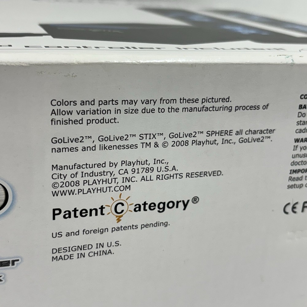 RETRO — 2008 — GO LIVE 2 Stix 400 3D Game Controller Combo Starter Pack