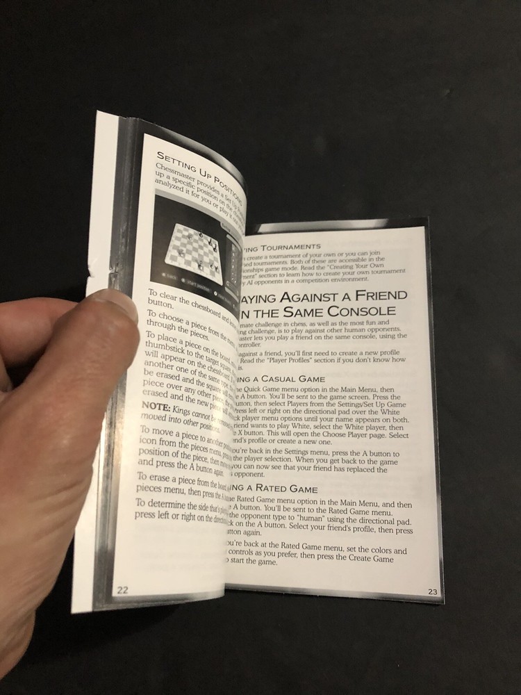 Chessmaster xbox Manual Only