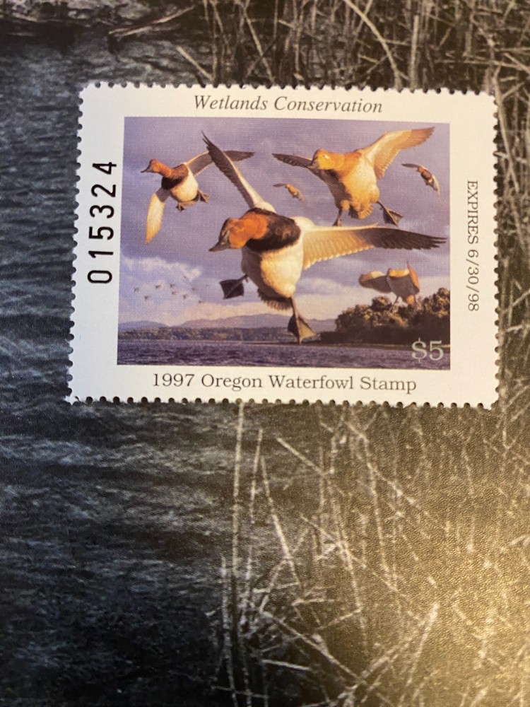 1997 Oregon State Duck Stamp,