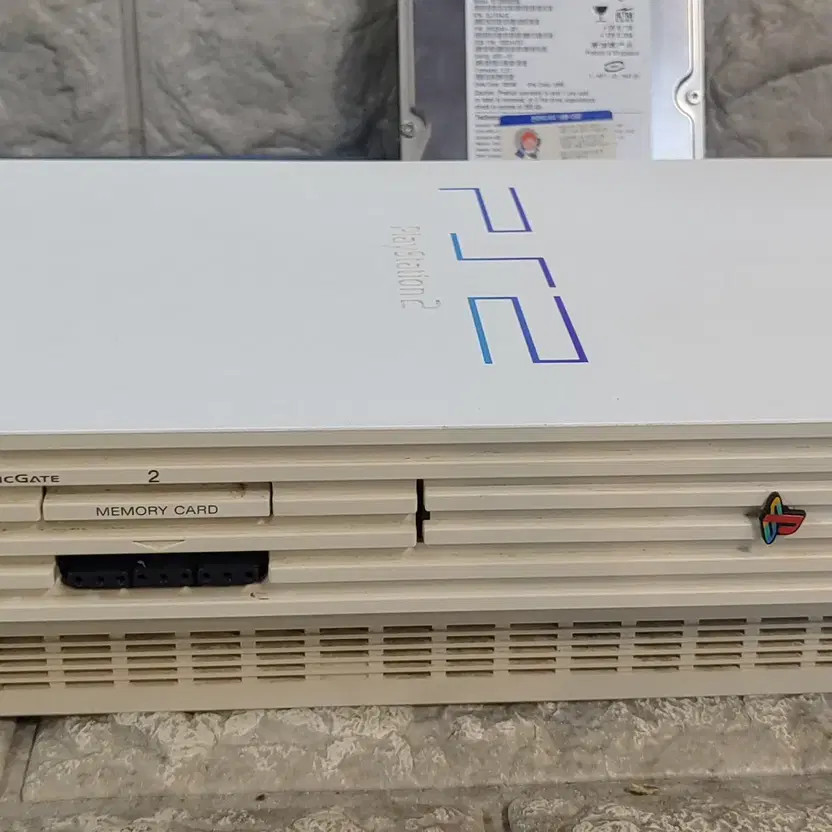 PS2 Korean Version SCPH-55005 White 200GB HDD Bundle Official