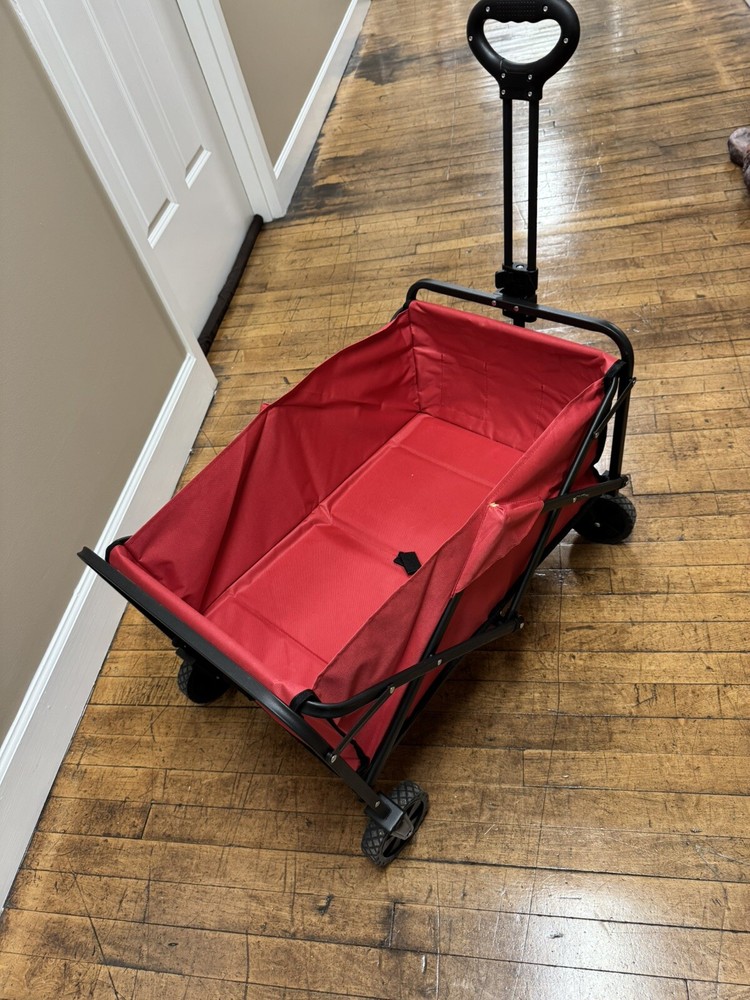 Red wagon Foldable NEW shipping included