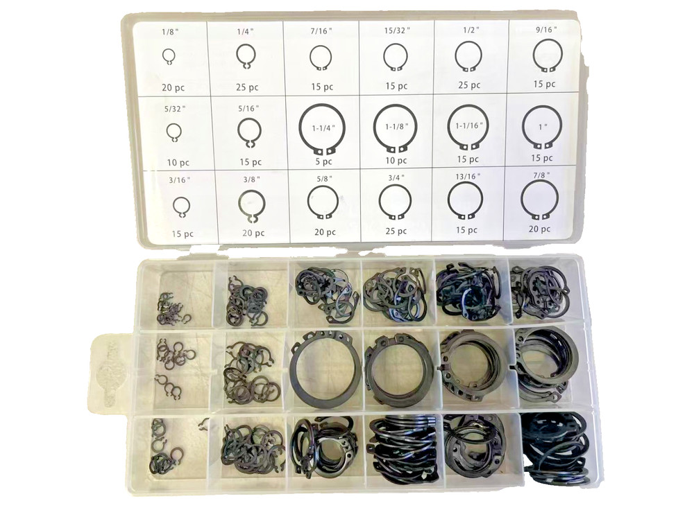 300Pc Snap Ring Assortment