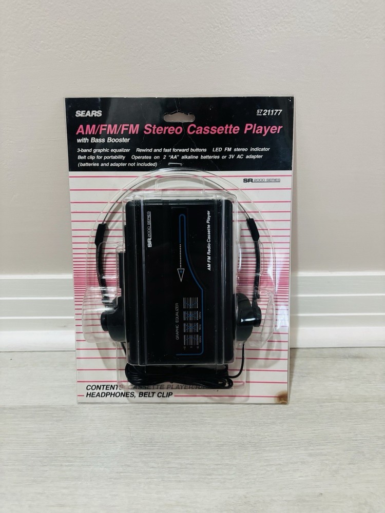 Sears SR-2000 cassette player NEW NIB model 250