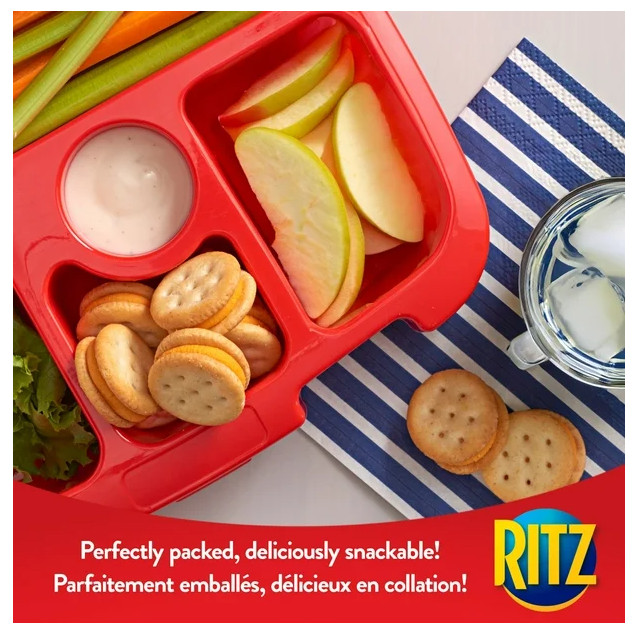 Ritz Bits Cheese Sandwich Crackers, 180g (3 Pack)