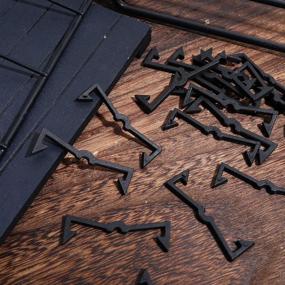 Pegboard Hook Locks Black Plastic Peg Fixer Board Accessories