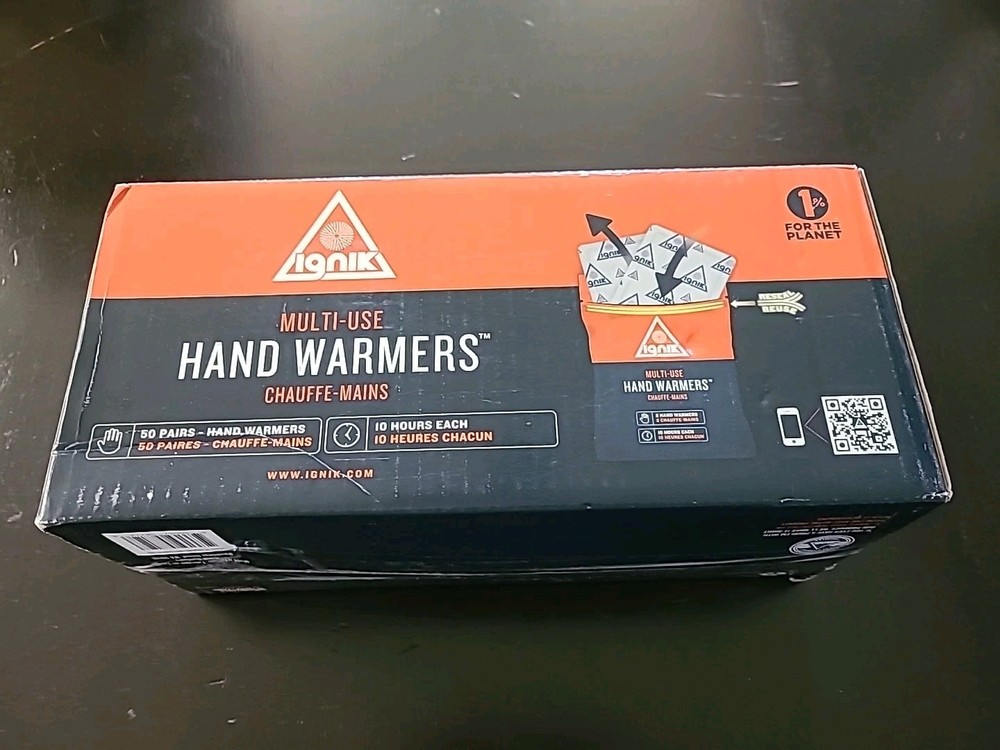 Ignik Resealable Multiple-use Hand Warmers 50-pack