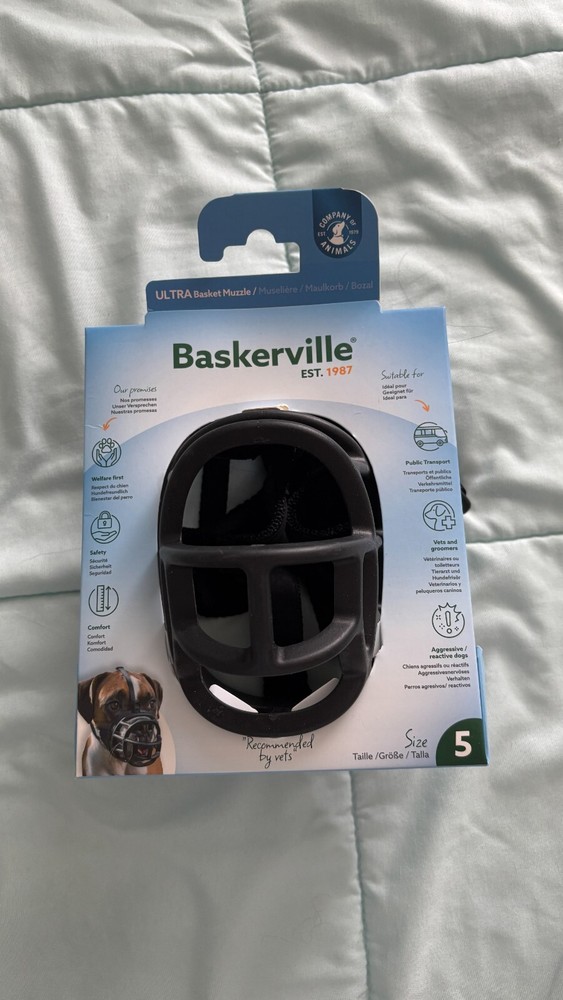Baskerville Ultra Muzzle, Size 5, Black