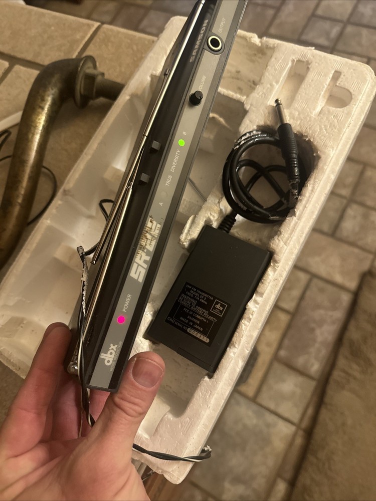 Samson SR22 True Diversity VHF Receiver 190.6 MHz Samson St-2 +more