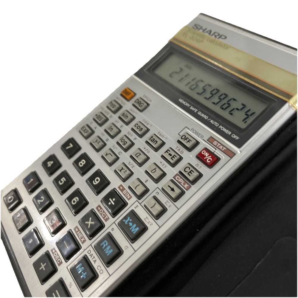 Sharp EL-506P Scientific Calculator – Vintage Retro – Tested & Working