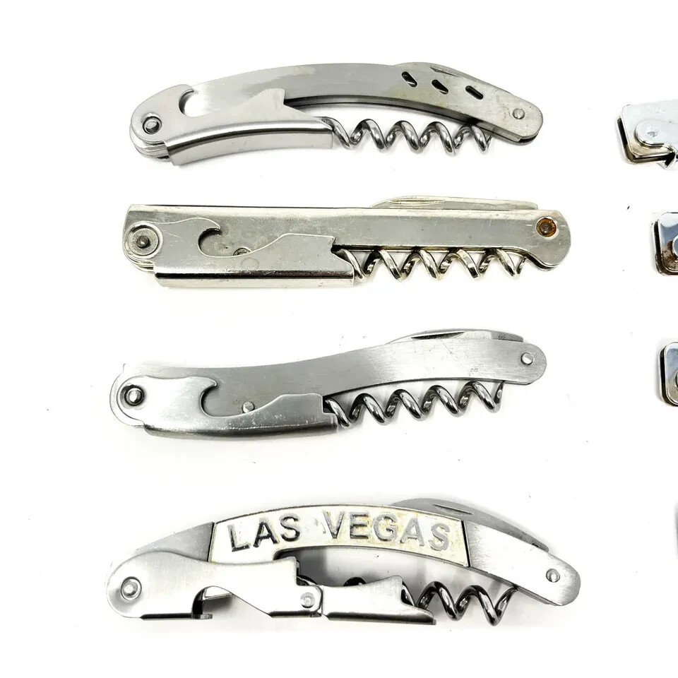 9 Pcs Assorted Waiter's Friend Corkscrew Wine Bottle Opener