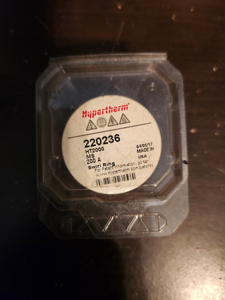 Hypertherm 220236 SWIRL RING, 200A, HT2000 MS, Qty.1