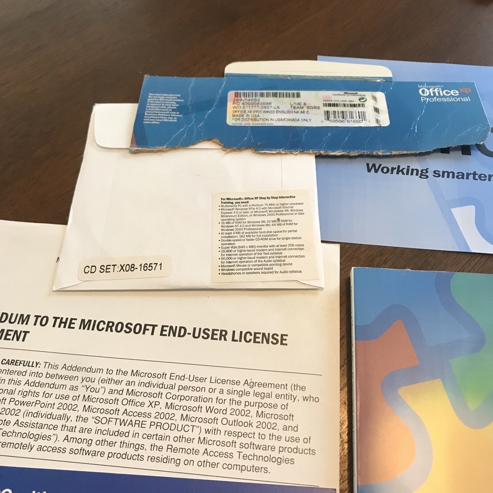 Discovering Microsoft Office XP Standard And Professional, Version 2002