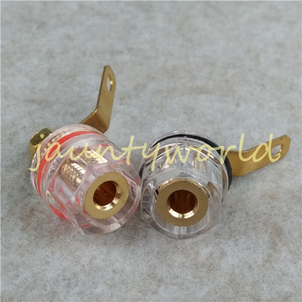 2PC Speaker Terminal AMP Banana Jack Binding Post
