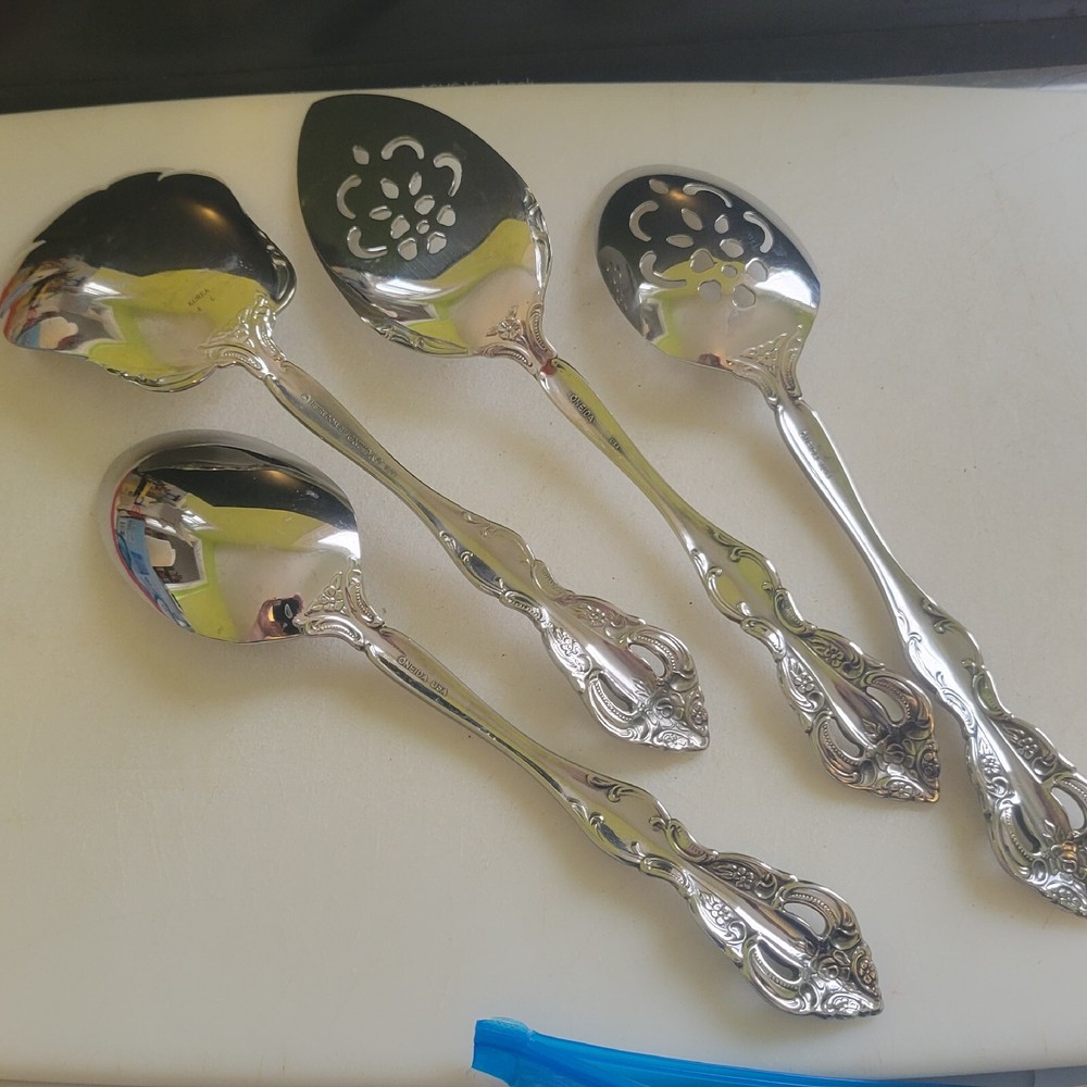 Oneida MICHAELANGELO Cube Stainless Glossy USA Flatware Silverware UCHOOSE 1420