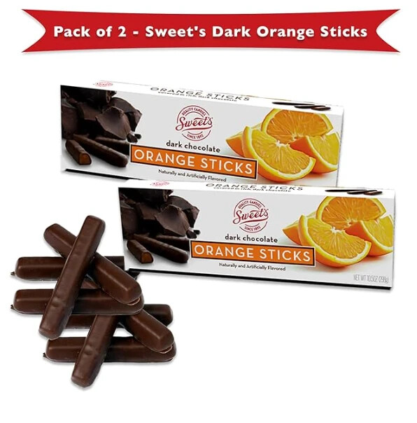 Sweet's Dark Orange Sticks Pack of 2