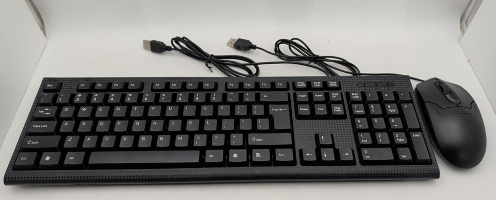 CMK 858 Keyboard Mouse Set 104 Keys USB Combo Home Office Gaming Computer PC