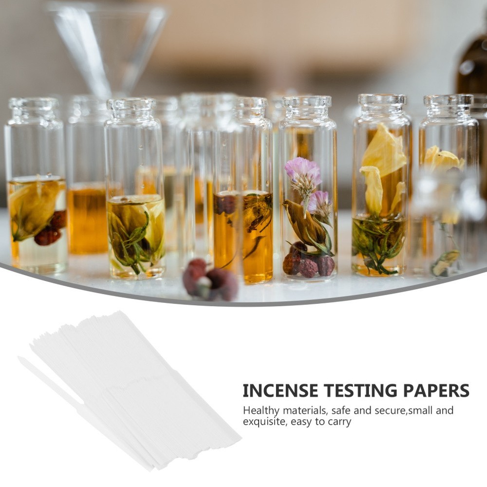 100pcs Aromatherapy Scents Essential Oils Testing Paper Perfume Test Strips
