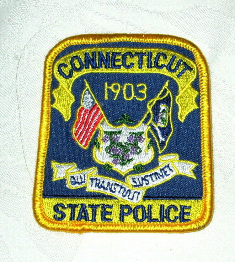 **CONNECTICUT STATE POLICE PATCH - NEW**
