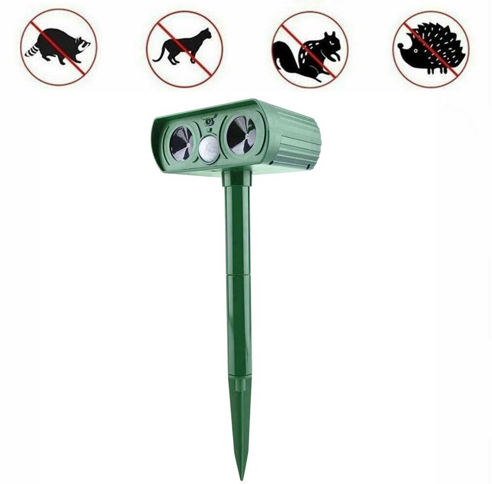 Solar Garden Animal Repeller Sensor Motion Activated 1-2 Pack