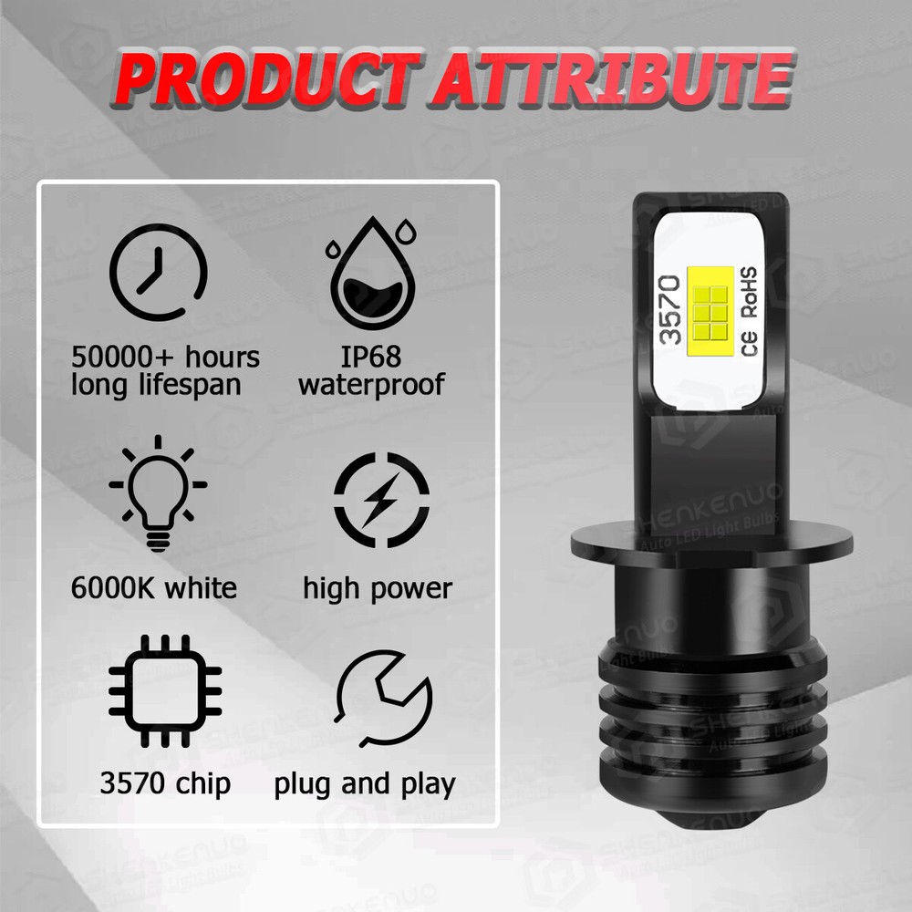 For Lexus SC300 SC400 1994-2000 LED Headlight High Low Beam + Fog Lights Bulbs