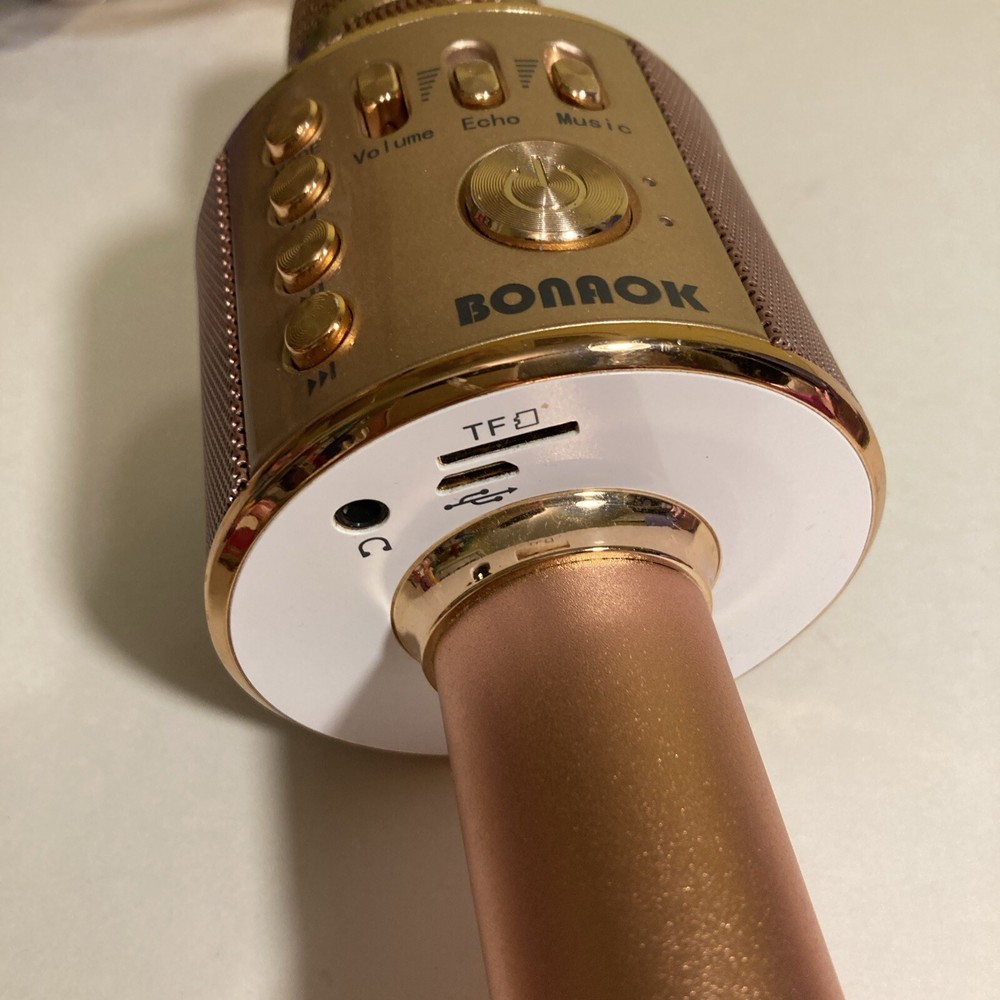 BONACK wireless Bluetooth karaoke microphone 231