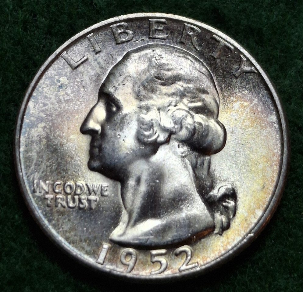1952 S Washington Quarter