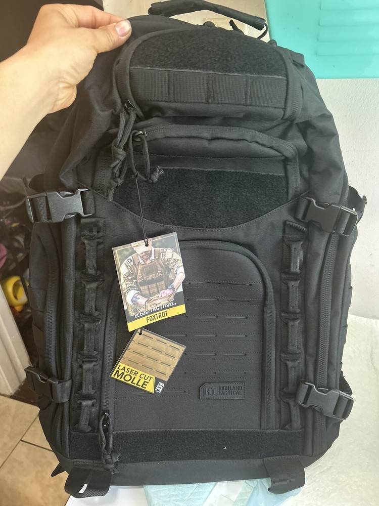 Highland Tactical Backpack - Foxtrot - Black
