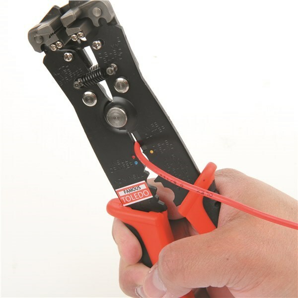 FAMOUS TOLEDO WS210 AUTOMATIC WIRE STRIPPER WITH CUTTER & CRIMPER