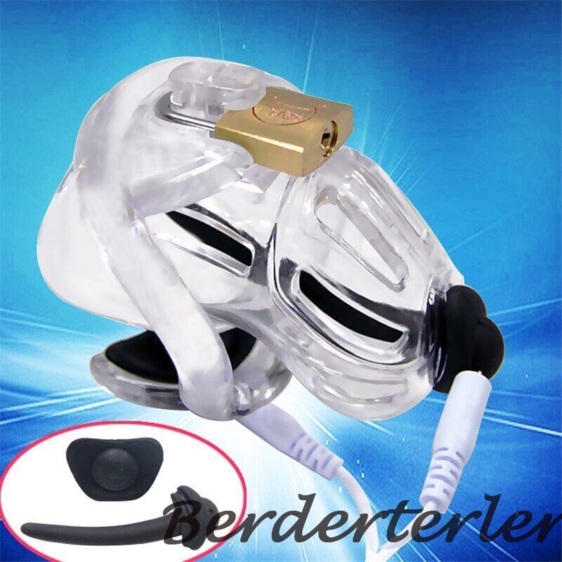 New Electric Chastity Device with Embedded Modular Design Padlock Constraint