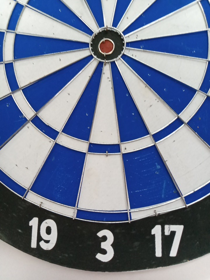 PS Logo Pre-owned Double Sided Dartboard Standard & Target