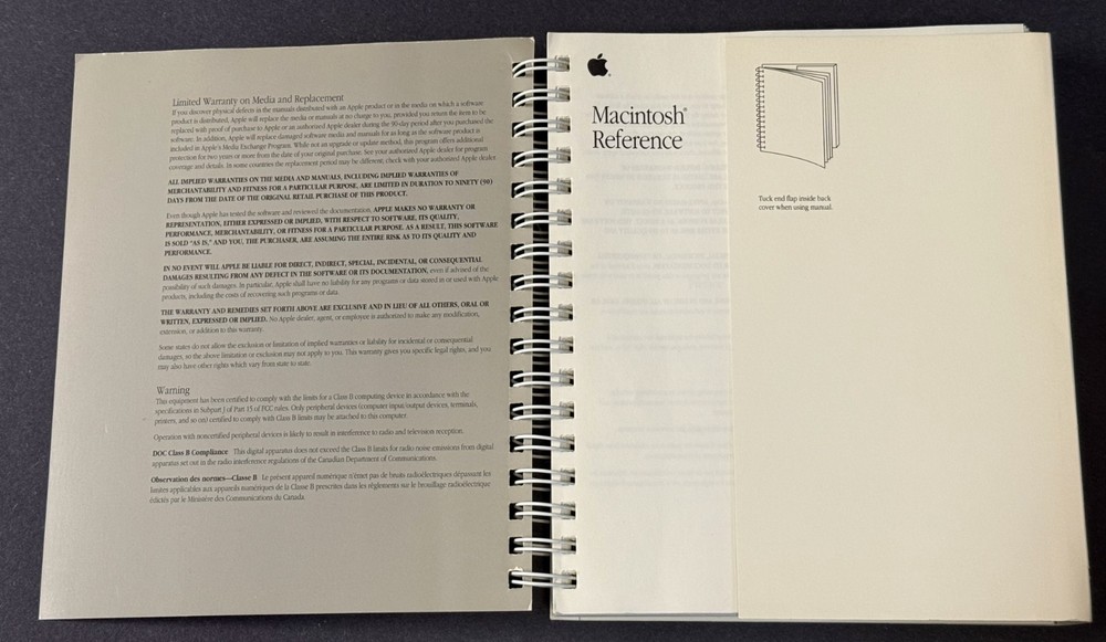Apple Macintosh Reference Manual 1990. System User’s Guide 030–4015-A MINT