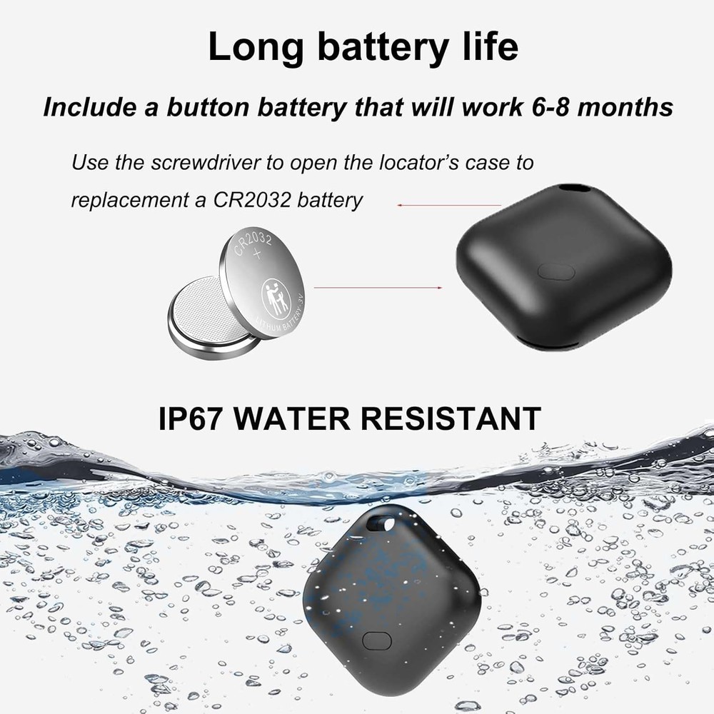Ultra-Durable Bluetooth Tracker for Android - Waterproof & Family Sharing