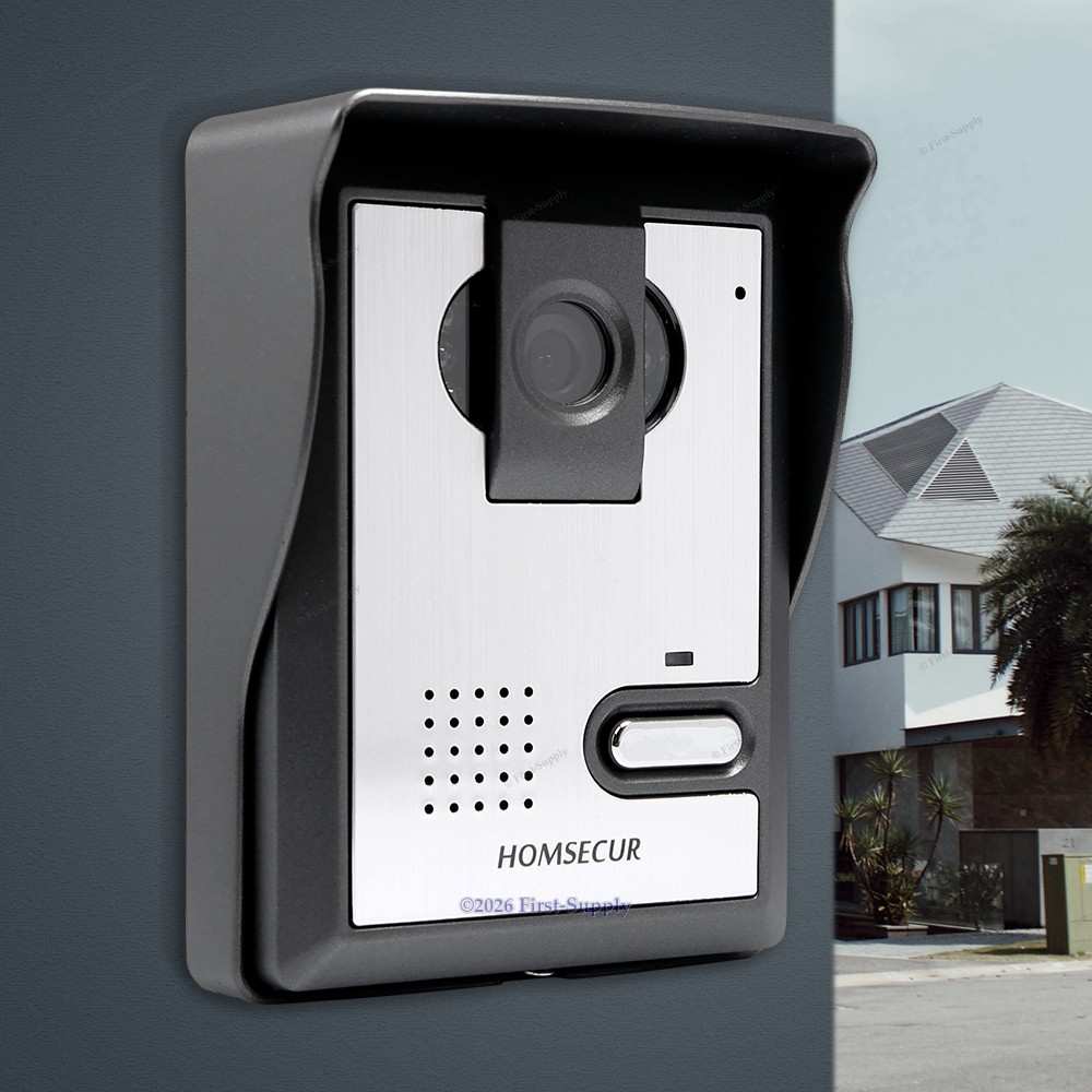 HOMSECUR Rainproof Outdoor Camera For Gate Control System With Speaker Function