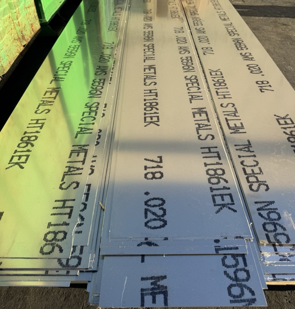 Inconel 718 Sheet 12" x 24" x .020"