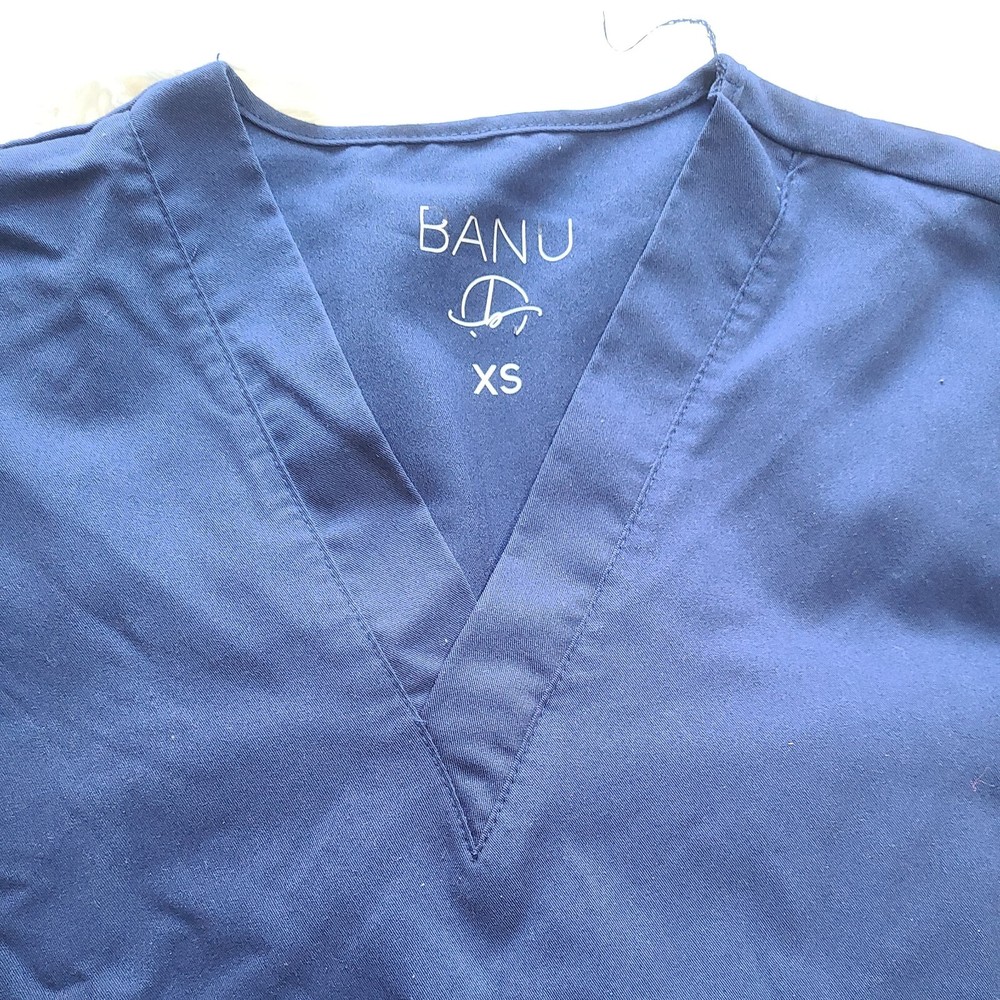 Unisex Navy Blue Scrub Set Size XS, EUC