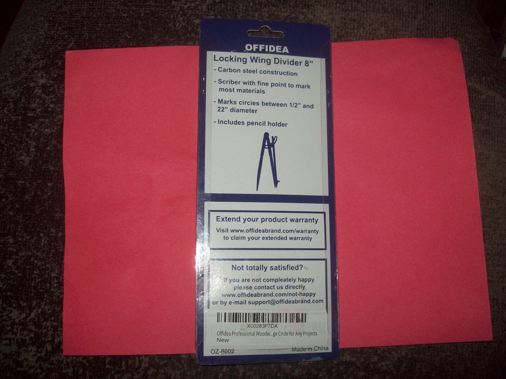 OFFIDEA PROFESSIONAL QUALITY LOCKING WING DIVIDER 8"
