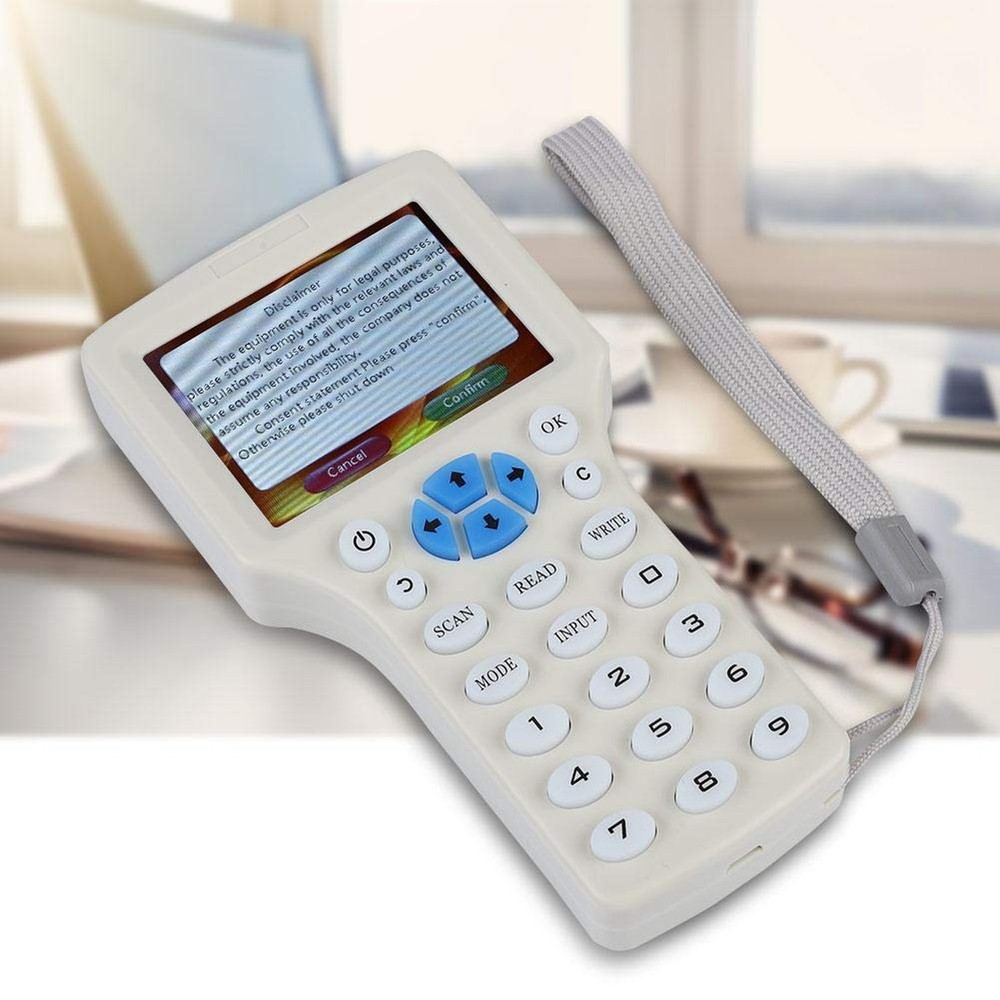 Bewinner 9 Frequency Handheld RFID Copier ID IC Reader Writer Duplicator Mult...