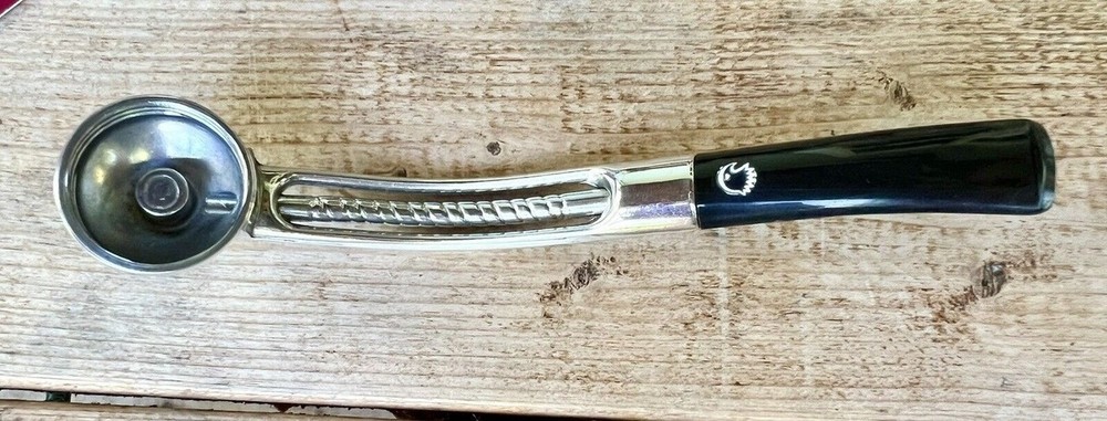 Falcon Chrome Bent Pipe Smooth Stem 7122C - New
