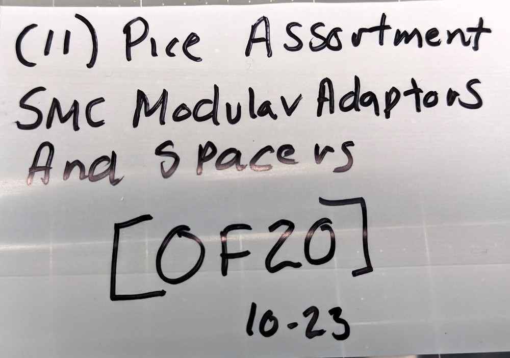 (11) Piece SMC Modular Interface Modular Adaptors AC MASS PRO WORKING PULL [OF20