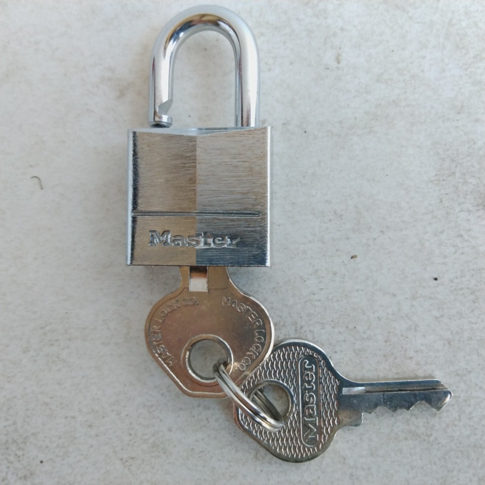 Master Miniature Padlock Two Keys