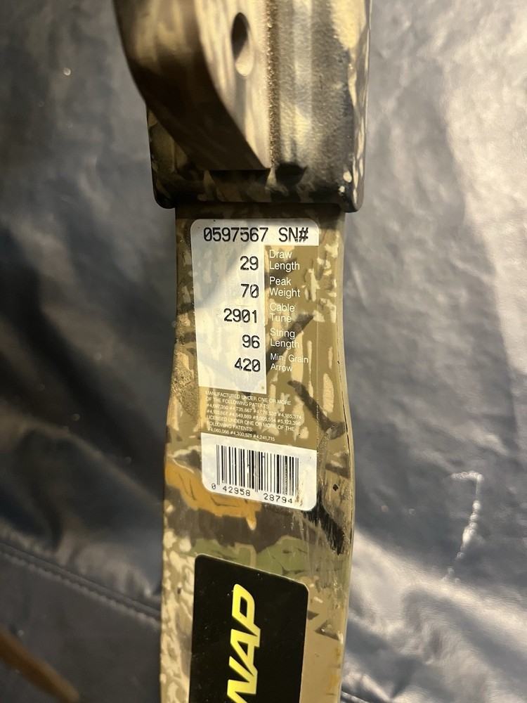 PSE Archery Thunderbolt Compound Camouflage Bow