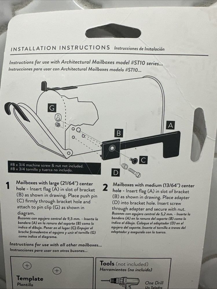 Red Replacement Plastic Flag Kit