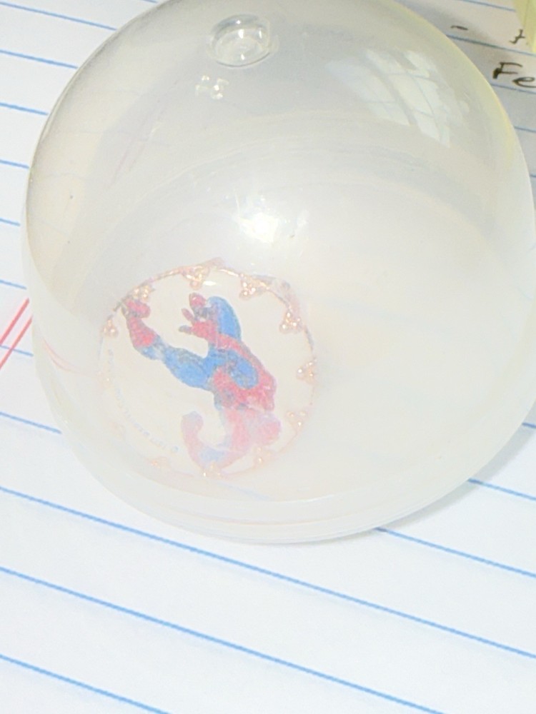1977 Spiderman Marvel Comics Gumball Machine Ring Plastic Dome Case Spider-man