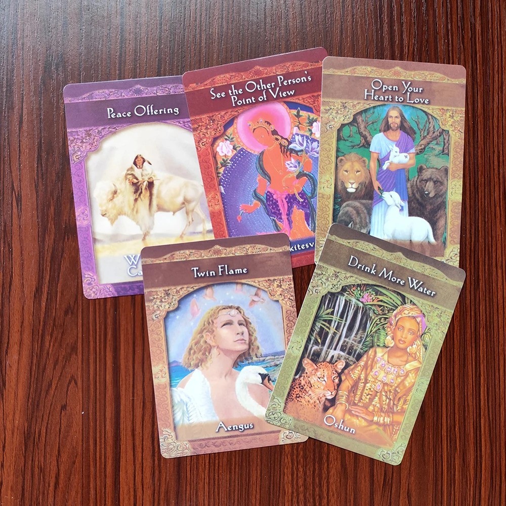Ascended Masters Mini Oracle Card Deck with Digital Guidebook 3"x4"