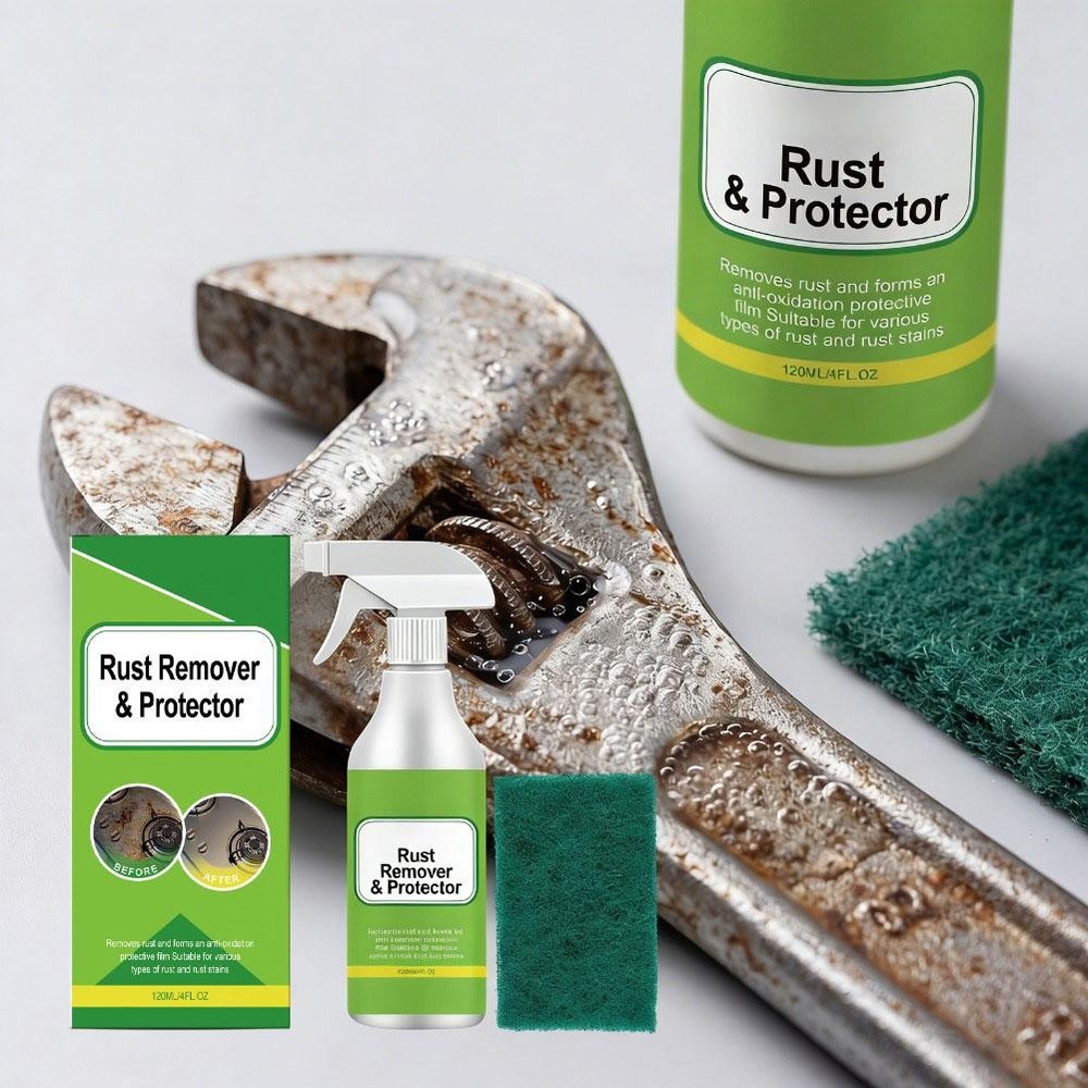 Rust Remover Spray Instant Metal Derusting Agent & Protector 120ml
