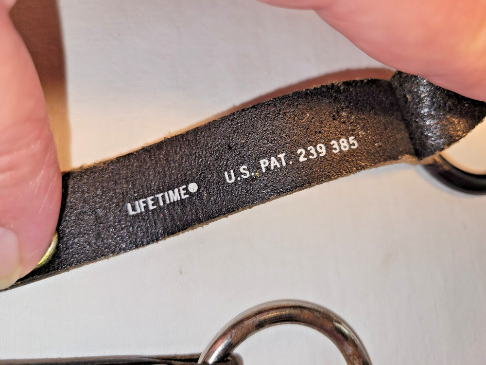 2 Tactical LEATHER Duty Belt Flashlight Ring Holders Maglite C Cell Flashlight