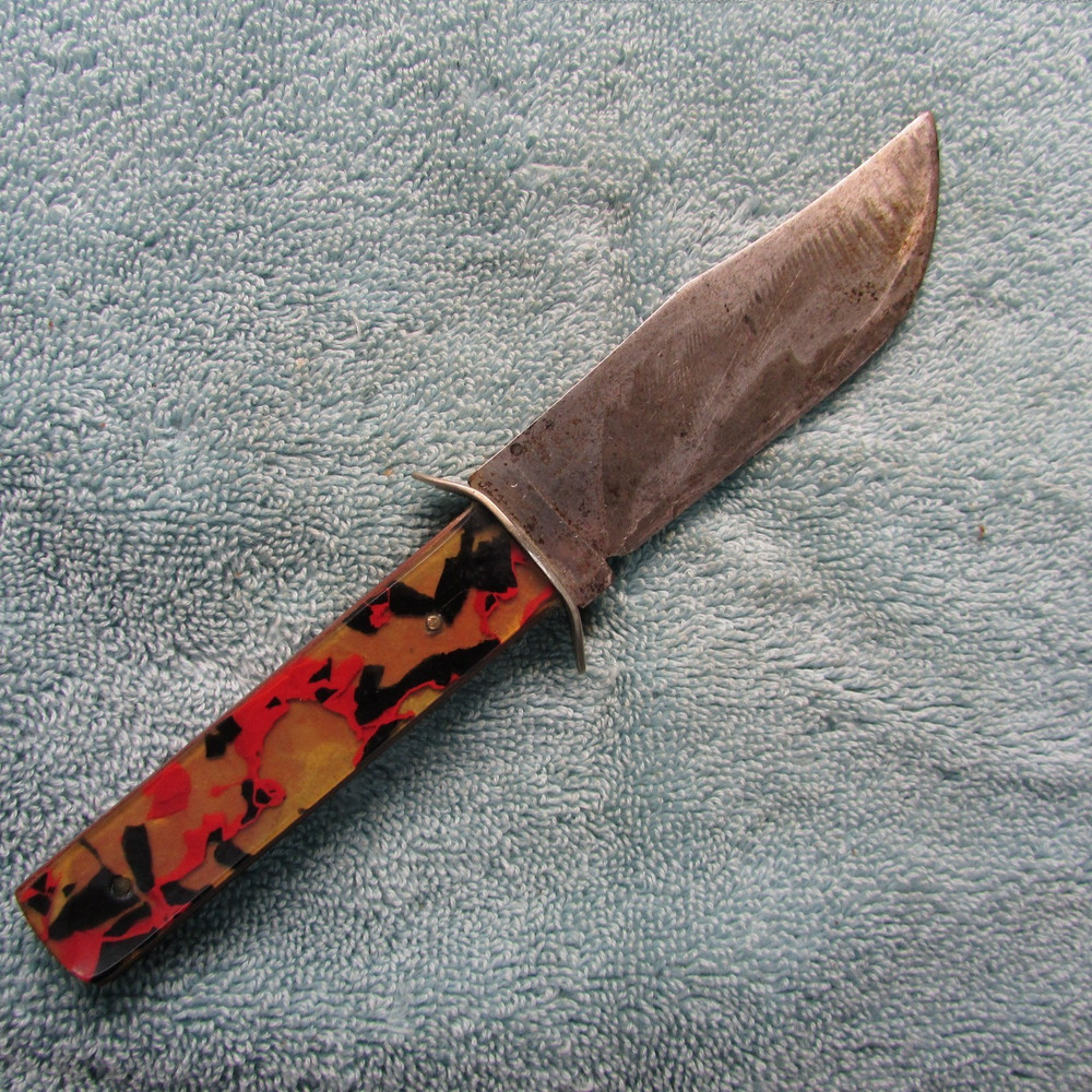 Unbranded Fixed Blade W. Spear Brand Sheath