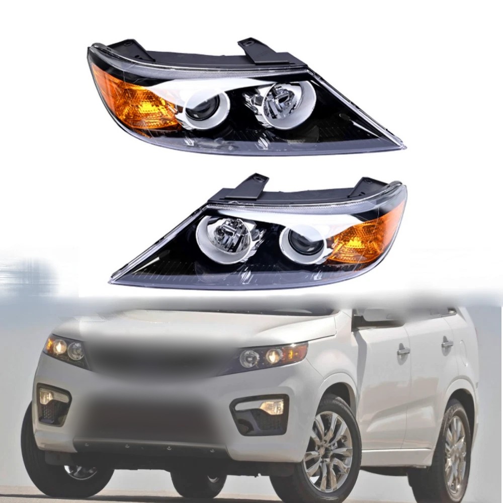 For 2011-13 Kia Sorento Headlight Assembly Left Driver+Right Passenger W/ Bulb