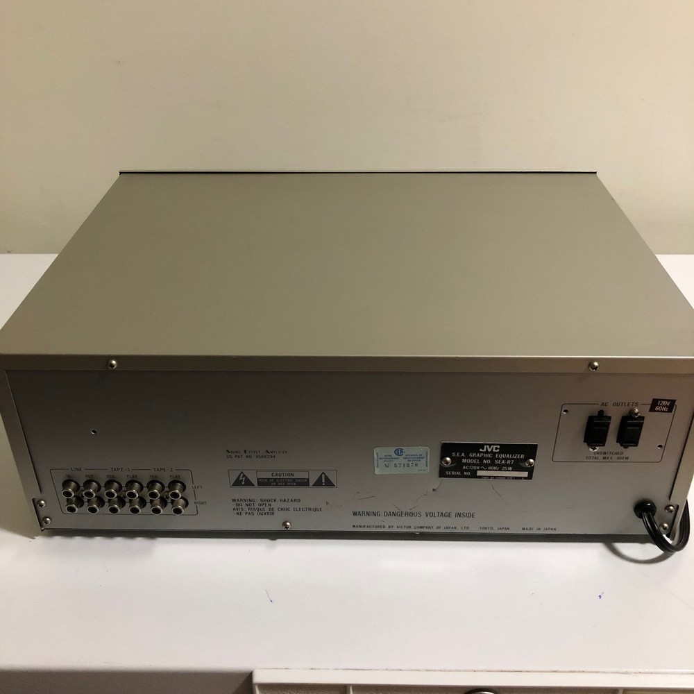 JVC SEA-R7 Graphic Equalizer READ DESCRIPTION