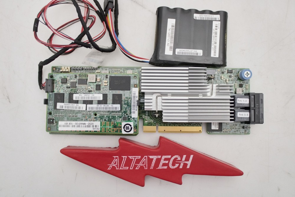 Cisco UCS UCSC-MRAID12G-1GB 1GB 12Gbps SAS RAID Controller Card Module